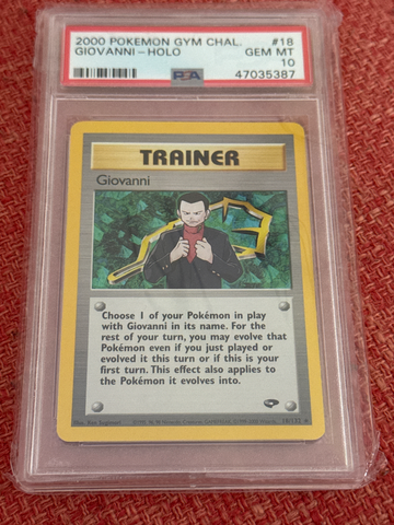 2000 POKÉMON GYM CHALLENGE GIOVANY HOLO