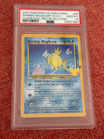 2021 POKÉMON CELEBRATIONS MAGIKARP PSA 10