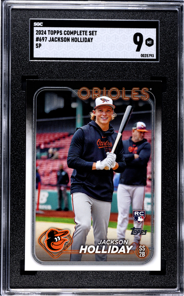 2024 Topps #697 Jackson Holliday Rookie Image Variation SGC 9