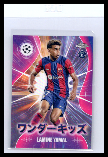 2023-24 Topps UEFA Wonderkids Lamine Yamal Japan Edition #WK-3 Rookie RC  Barcelona  SSP