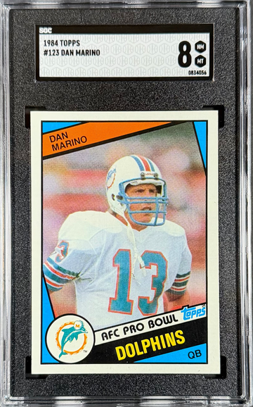 DAN MARINO 1984 TOPPS #123 RC Rookie 🔥 SGC 8