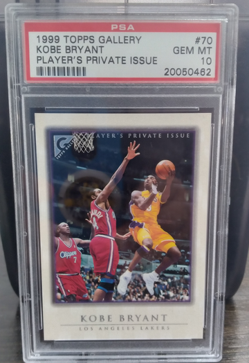 1999 TOPPS GALLERY PLAYER'S PRIVATE ISSUE KOBE BRYANT PSA 10