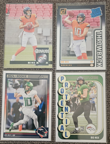 Bo Nix Rookie Card Lot