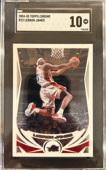 2004-05 Topps Chrome LeBron James #23 SGC 10 Gem Mint