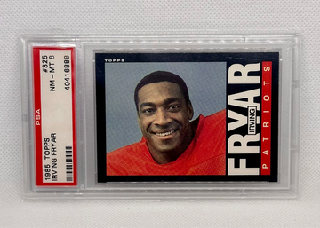 1985 Topps Football #325 Irving Fryar Rookie PSA 8
