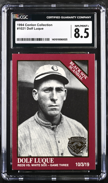 1994 Conlon Collection TSN (Burgundy) #1021 Dolf Luque CIN Reds