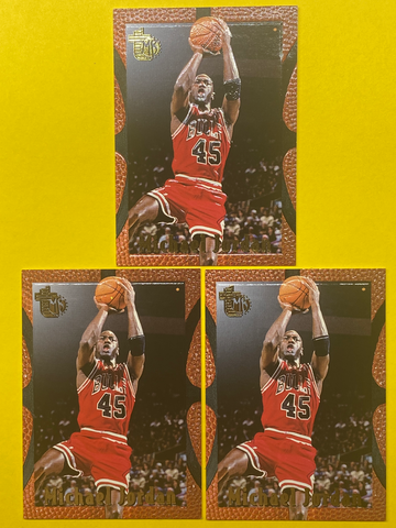 1995 Topps Embossed Michael Jordan #121 X 3