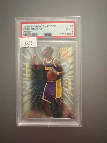 Kobe Bryant 1996-97 Skybox Z - Force Zebut Rookie