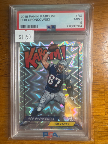 Rob Gronkowski 2018 Panini Kaboom