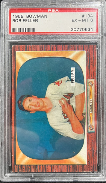 1955 Bowman Bob Feller PSA 6