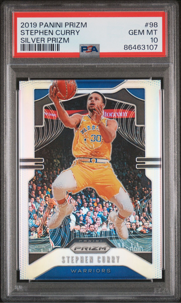 2019 Prizm Stephen Curry Silver PSA 10