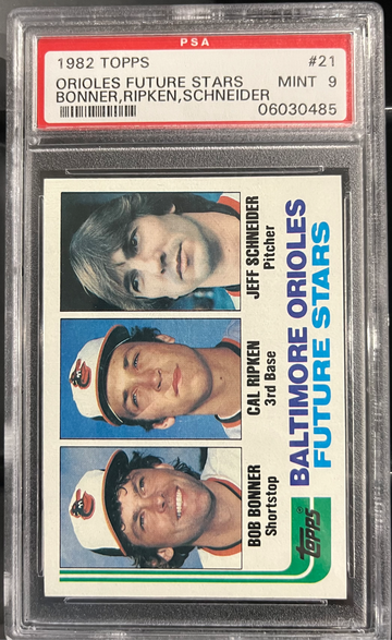 1982 Topps Cal Ripken Jr. PSA 9 Rookie