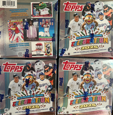 (4) 2025 MLB Topps Celebration Series 1 Mega Box Factory Sealed