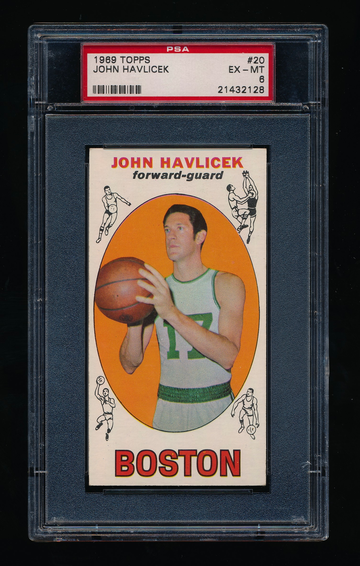 John Havlicek 1969 Topps RC PSA 6