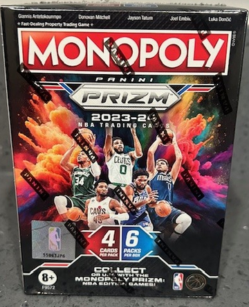 2023-24 Panini Prizm Monopoly NBA Trading Cards Booster/Blaster Box (24 Cards)