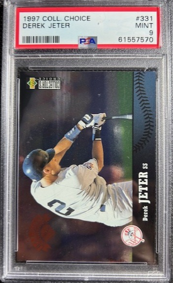 1997 Upper Deck Collectors Choice #331 DEREK JETER PSA 9 Mint Yankees HOFv