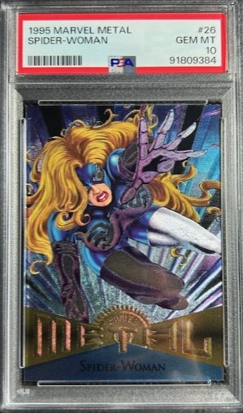 1995 Marvel Metal #26 Spider Woman PSA 10 Gem Mint 