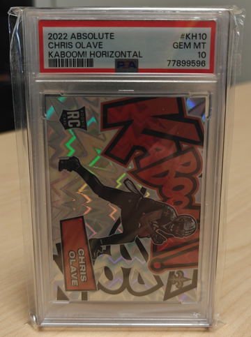 2022 Absolute Chris Olave Kaboom Horizontal PSA 10