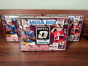 2023 Donruss Optic Football Mega Box Lot of 3 (Target)