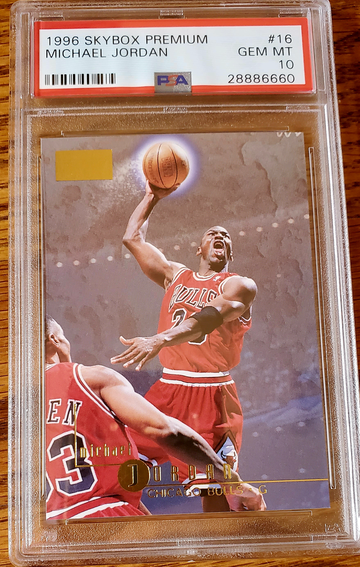1996 Skybox Premium Michael Jordan #16 PSA 10