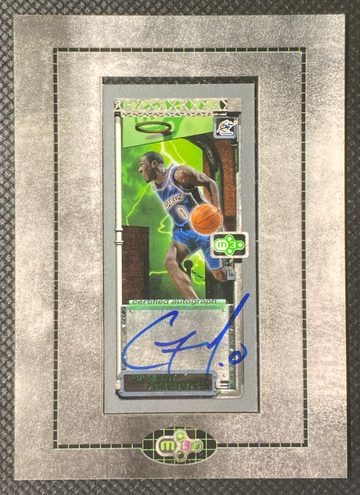 2003-04 Topps Matrix - Gilbert Arenas Mini Framed Autographs Auto #MA-GA Wizards