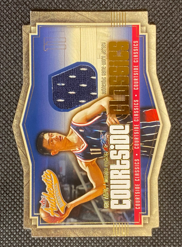 2003-04 Fleer Authentix - Yao Ming Courtside Classics Die-Cut Game Used Jersey