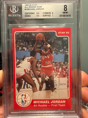 Michael Jordan 1985-86 Star All Rookie Team