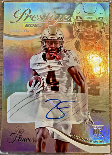 Zay Flowers - 2023 Prestige - Rookie RC #390 - Xtra Points Auto