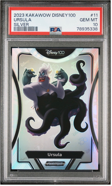 2023 Kakawow Phantom Disney 100 Years 11 Ursula Silver The Little Mermaid PSA 10