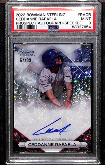 2023 Bowman Sterling Ceddane Rafaela Speckle Auto PSA 9