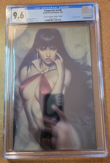 Vampirella 6 CGC 9.6 ARTGERM VIRGIN FOIL COVER