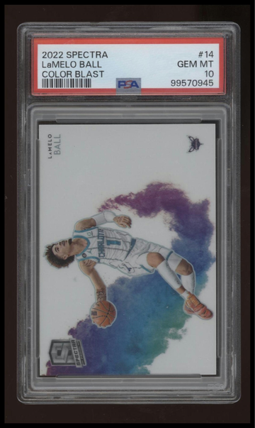 2022 Panini Spectra - Color Blast LaMelo Ball #21 PSA 10 