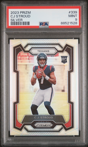 2023 Panini Prizm CJ Stroud Silver PSA 9