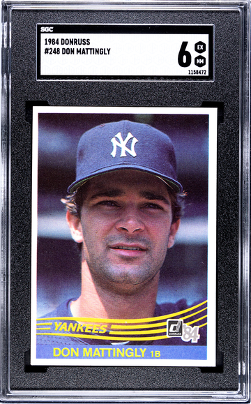 1984 Donruss Don Mattingly #248 SGC 6