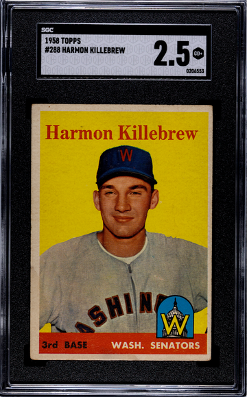 1958 Topps #288 Harmon Killebrew SGC 2.5
