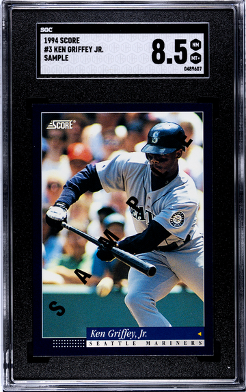 1994 Score Ken Griffey Jr #3 Sample SGC 8.5
