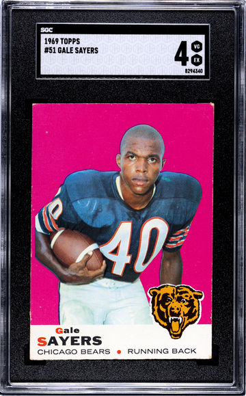 1969 Topps #51 Gayle Sayers SGC 4