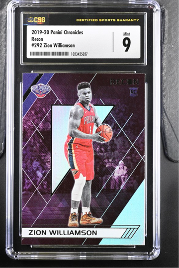 2019-20 Panini Chronicles Recon #292 Zion Williamson CSG 9
