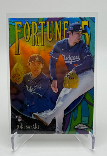 2025 Topps Chrome Roki Sasaki Fortune 15 Rookie