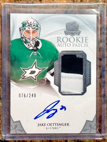 2020-21 UD The Cup Jake Oettinger RPA Rookie Auto Stars /249