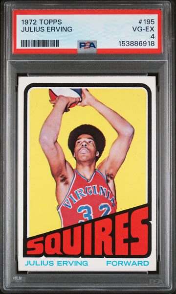 1972 Topps Julius Erving 
