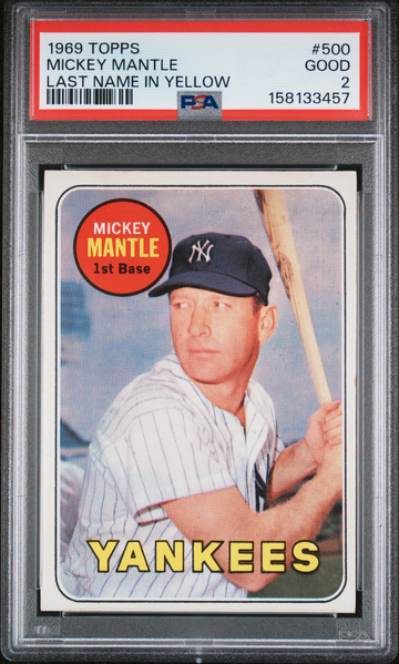 1969 Topps Mickey Mantle