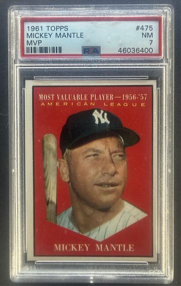 1961 Mickey Mantle MVP PSA 7