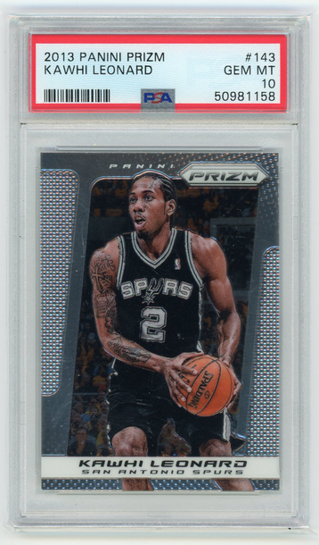2013 Panini Prizm Kawhi Leonard #143 PSA 10