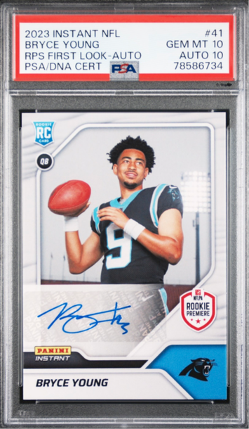 2023 Instant NFL Bryce Young RPS Fist Look - Auto /120