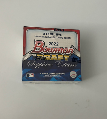 2022 Topps Bowman Draft Sapphire Edition MLB Factory Sealed Hobby Box