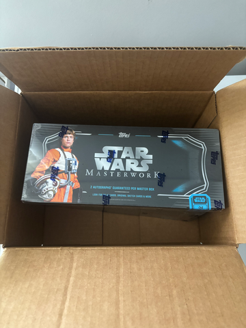 2025 Topps Star Wars Masterwork Sealed Hobby Box Lot of 4 In-Hand