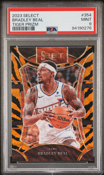 2023 Select Bradley Beal Tiger Prizm PSA 9