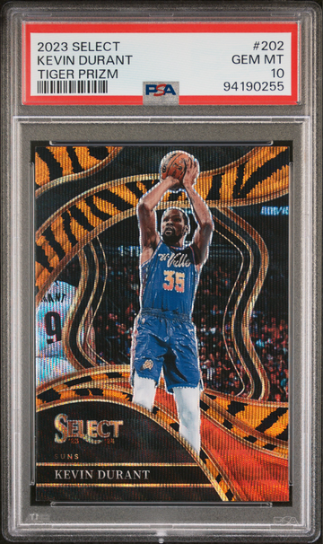 2023 Select Kevin Durant Tiger Prizm PSA 10