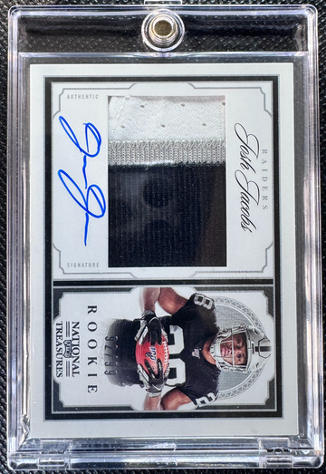 2019 National Treasures Josh Jacobs RC /99 Auto